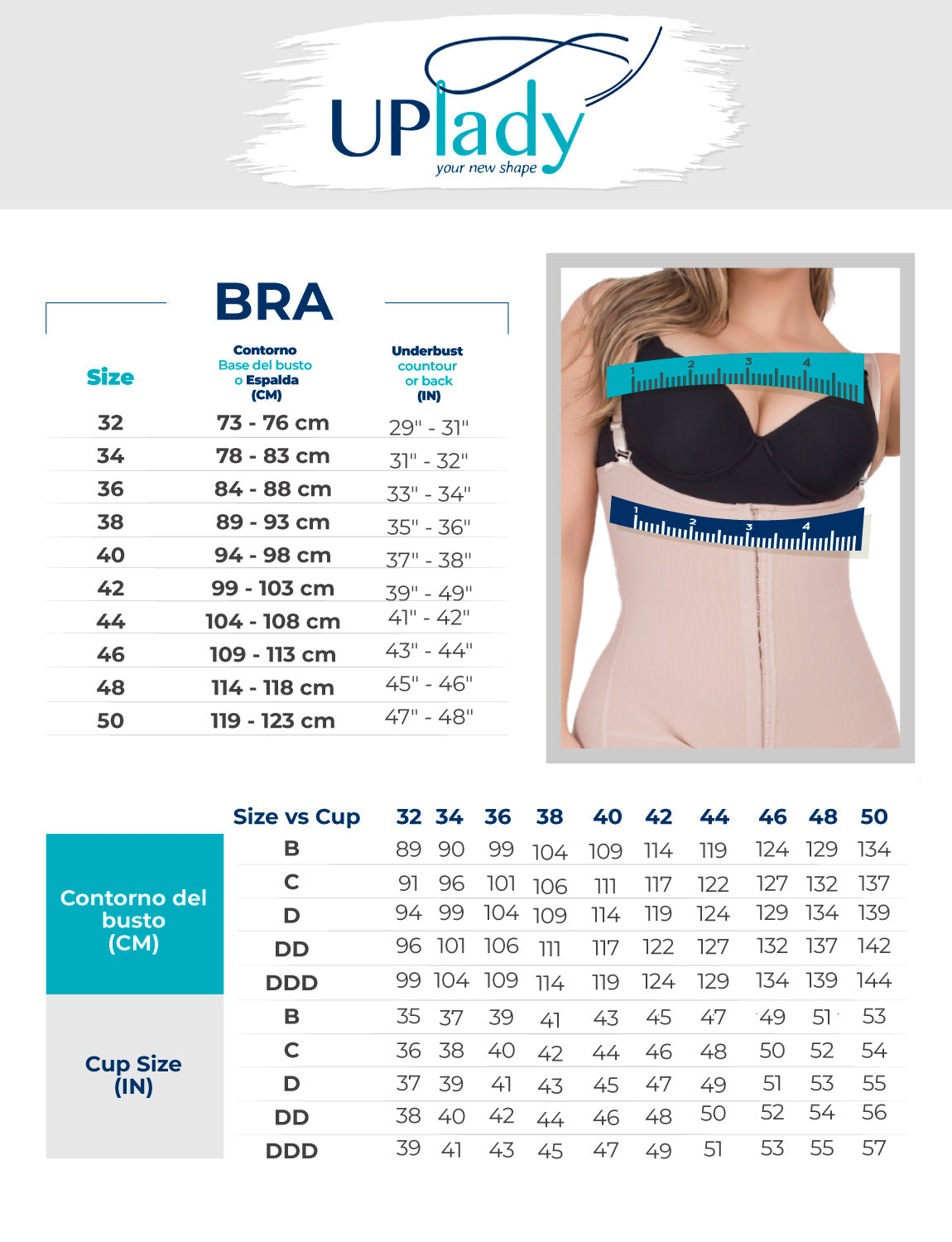 Extra Firm Control Full Cup Bra with Side Support – High Compression Powernet