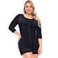 Post-Surgery Full Body Shaper with Sleeves – Mid-Thigh Faja