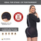 Post-Surgery Full Body Shaper with Sleeves – Mid-Thigh Faja