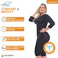 Full Body Knee-Length Fajas Colombianas Post-Surgery Compression Garment with Sleeves