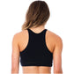 Racerback Black Sports Bra for Women – Supportive, Comfortable & Breathable