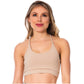 Women's Nude T-Back Gym Bra – Supportive, Breathable & Flexible