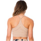 Women's Nude T-Back Gym Bra – Supportive, Breathable & Flexible