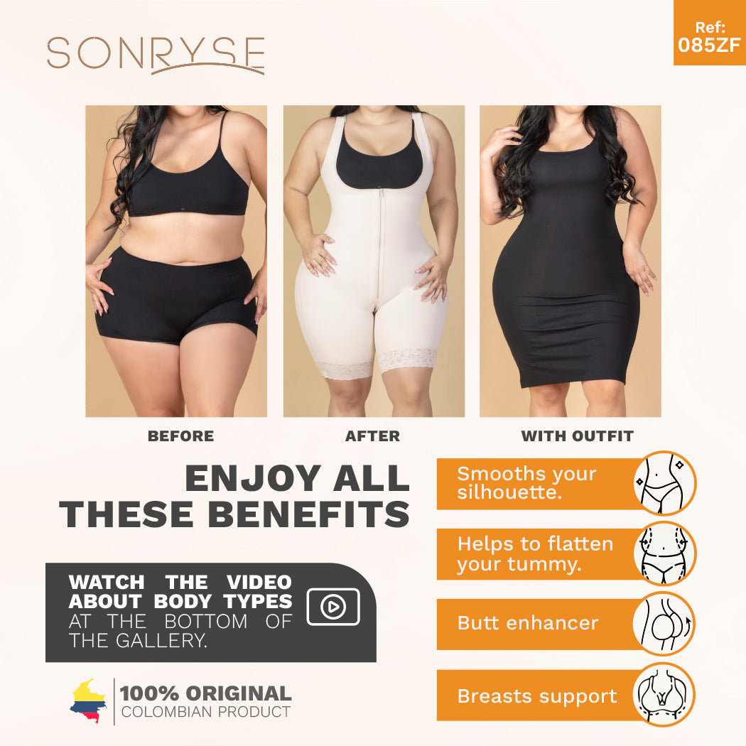 Bodysuit Shapewear with Built-in Bra - Postpartum & Post-Surgery