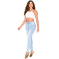 Skinny Colombian Butt Lifter Jeans | Removable Padded Push-Up Denim