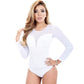 Long-Sleeve Round Neck Shaping Bodysuit for Women | Everyday Sculpting Wear
