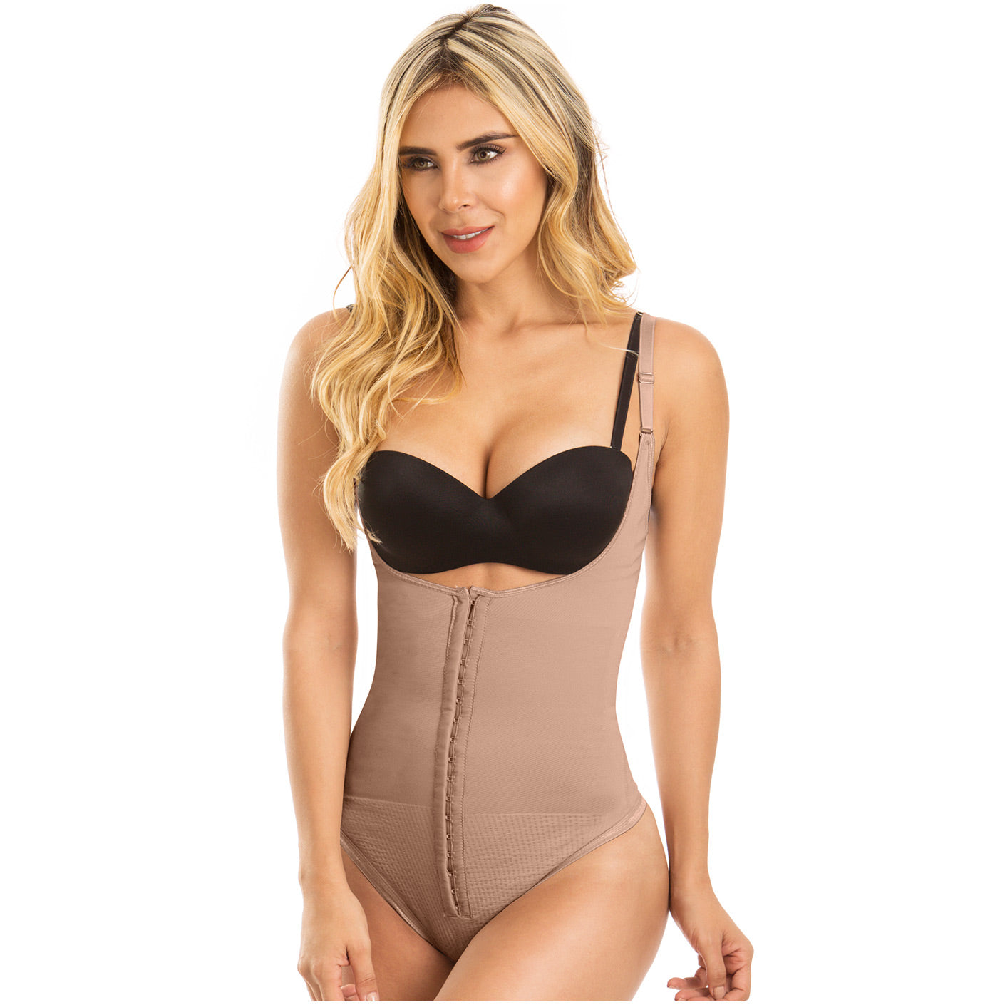 LT. Rose 21827 | Open Bust Thong Bodysuit Adjustable Straps fow Women | Daily Use - Pal Negocio