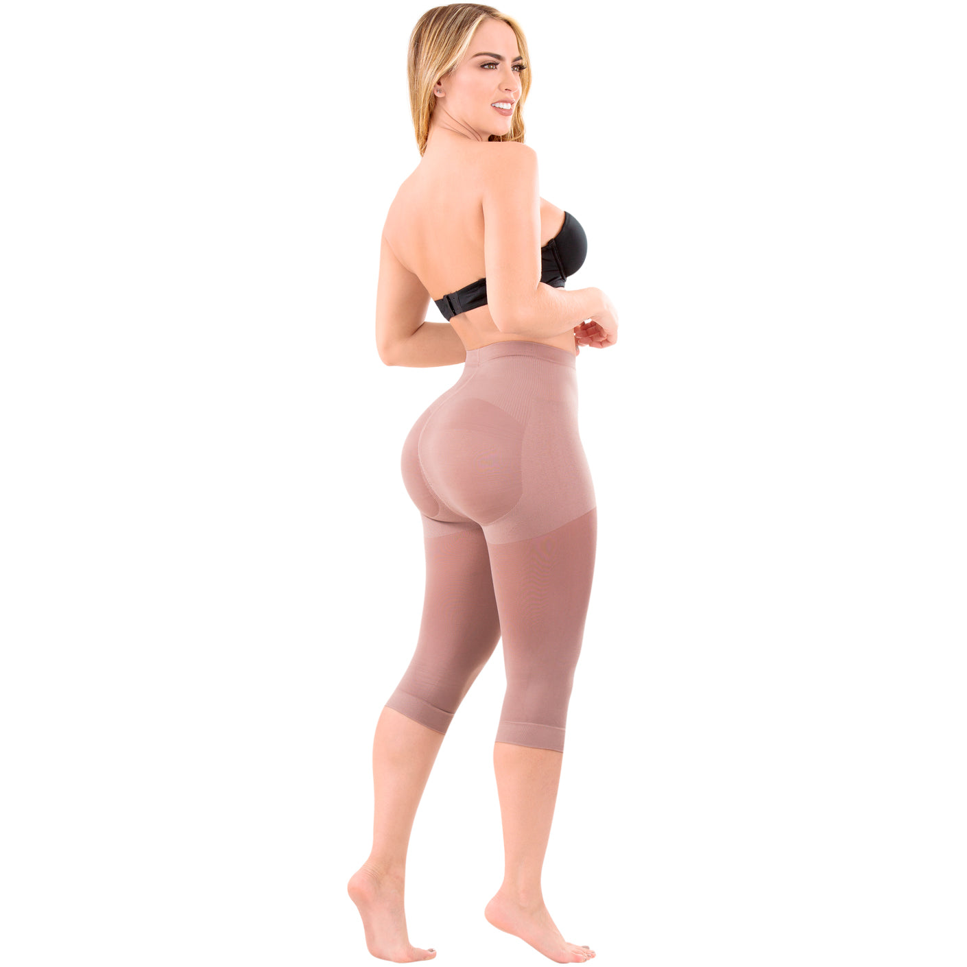 Butt-Lifting Compression Capris – Shapewear Push-Up Pants for Daily Wear