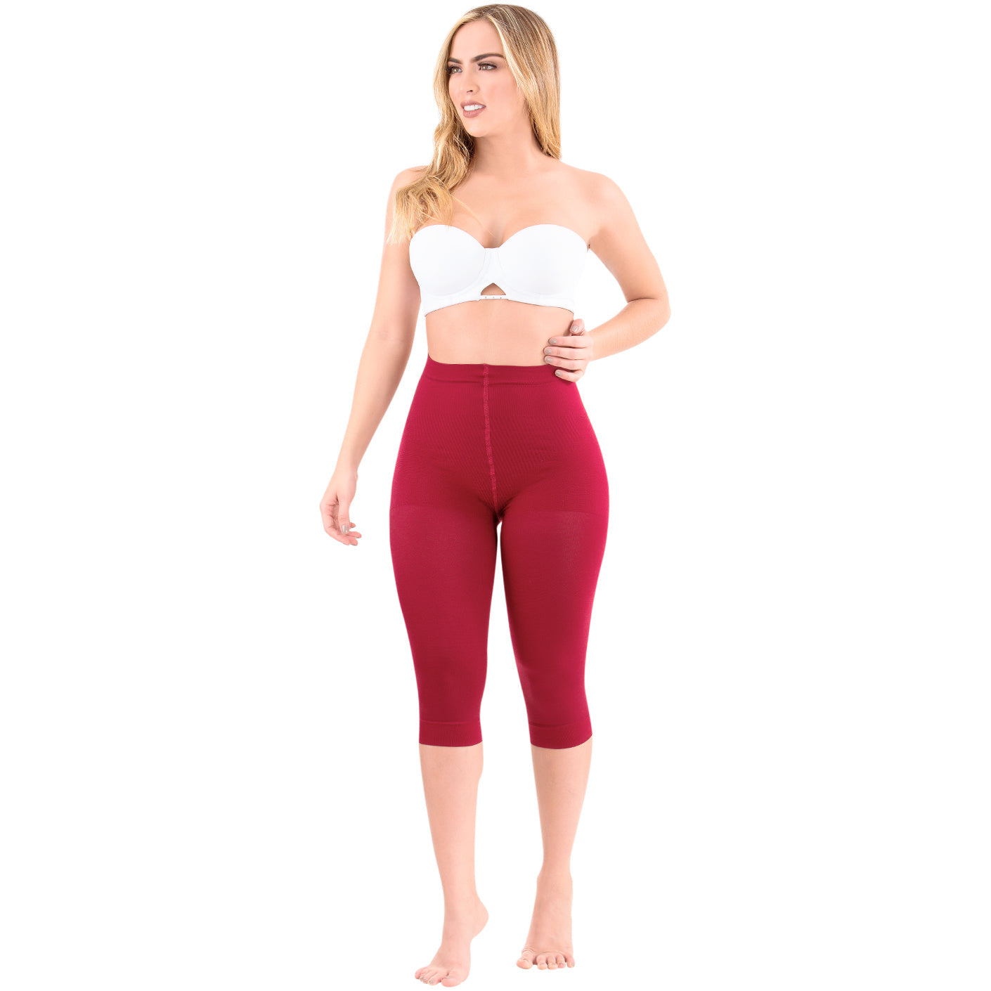 Butt-Lifting Compression Capris – Shapewear Push-Up Pants for Daily Wear