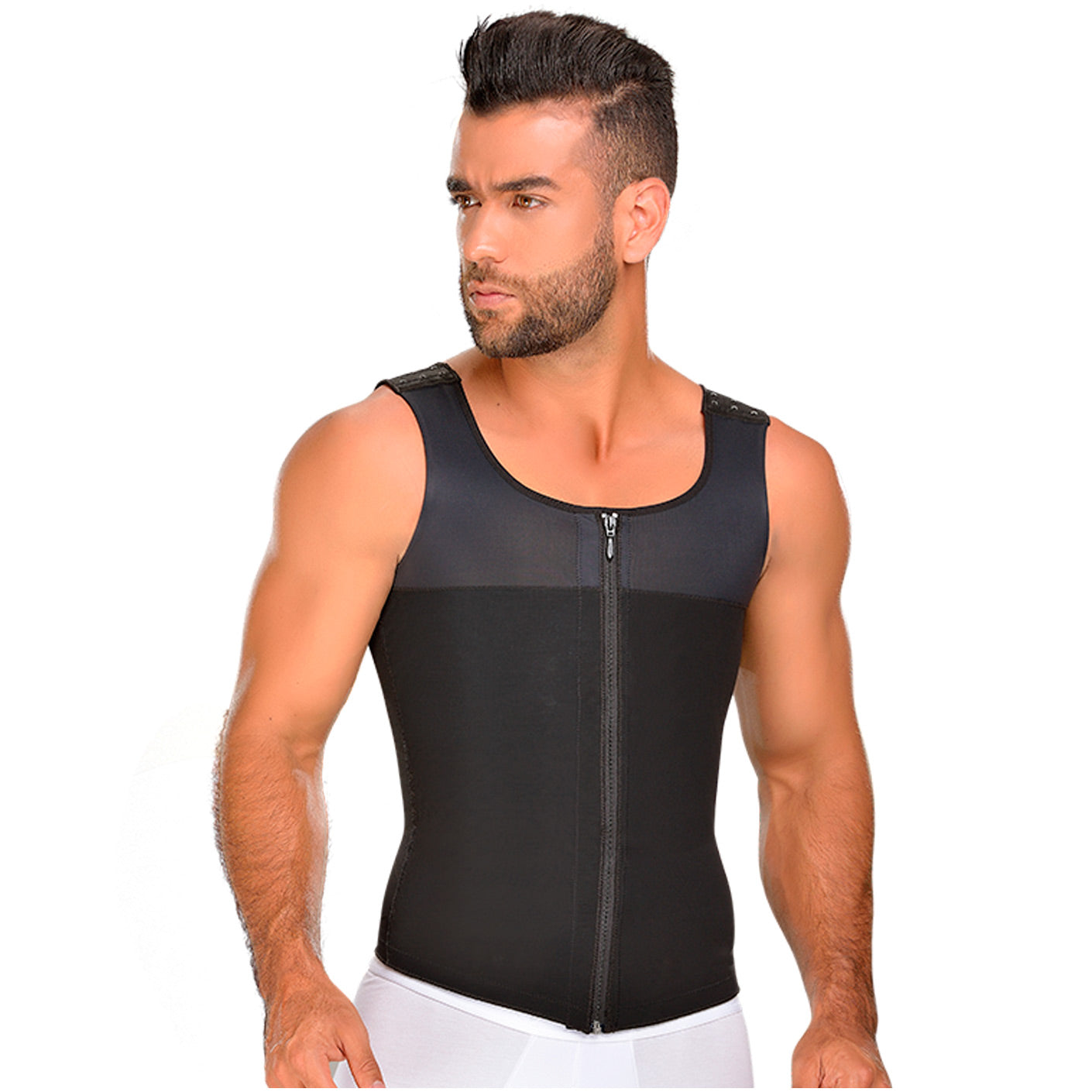Fajas MYD 0760 Compression Shaper Shirts for Men / Powernet - Pal Negocio