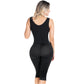 Colombian Shapewear Knee-Length with Built-in Bra & High Back – Post-Surgery & Postpartum Support