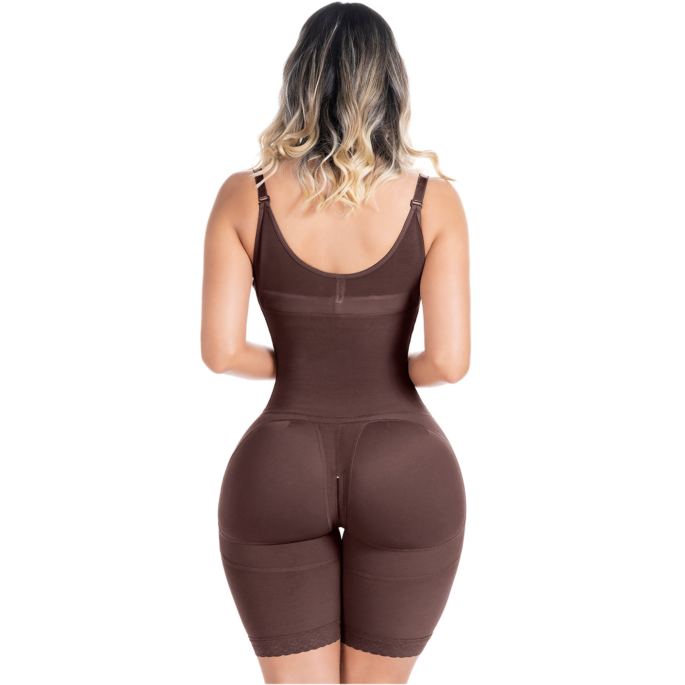 Fajas Colombianas Post-Surgery Open Bust Shapewear – Postpartum Mid-Thigh Compression Girdle | Powernet